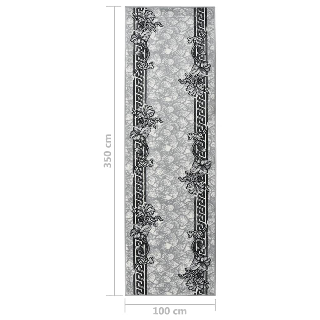 Teppichläufer BCF Grau 100x350 cm
