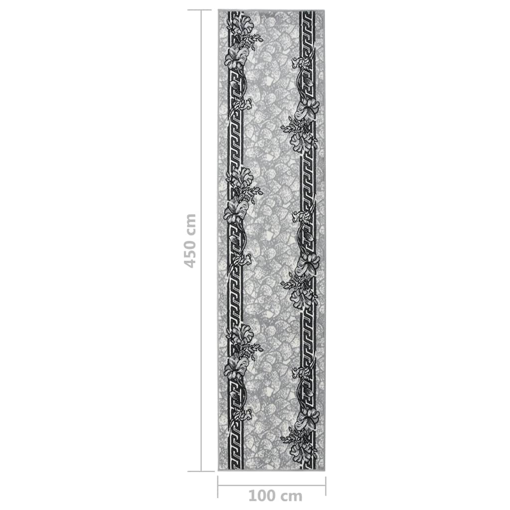 Teppichläufer BCF Grau 100x450 cm