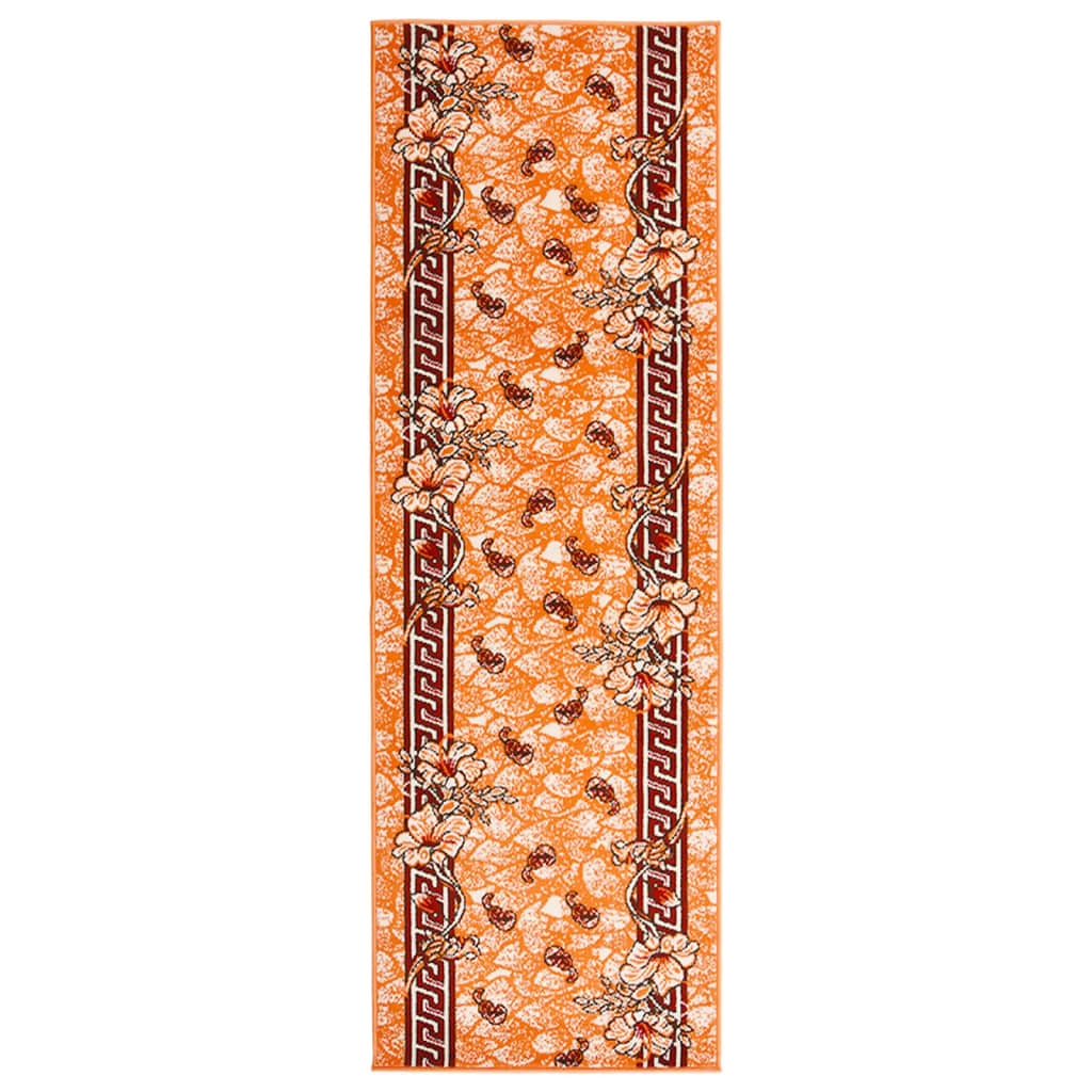 Teppichläufer BCF Terrakottarot 100x400 cm