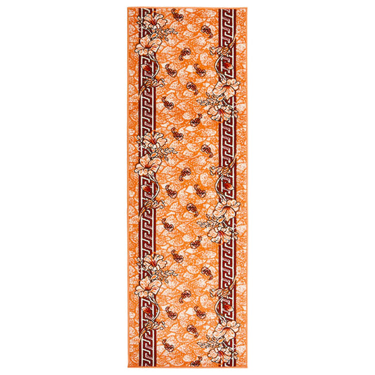 Teppichläufer BCF Terrakottarot 100x400 cm