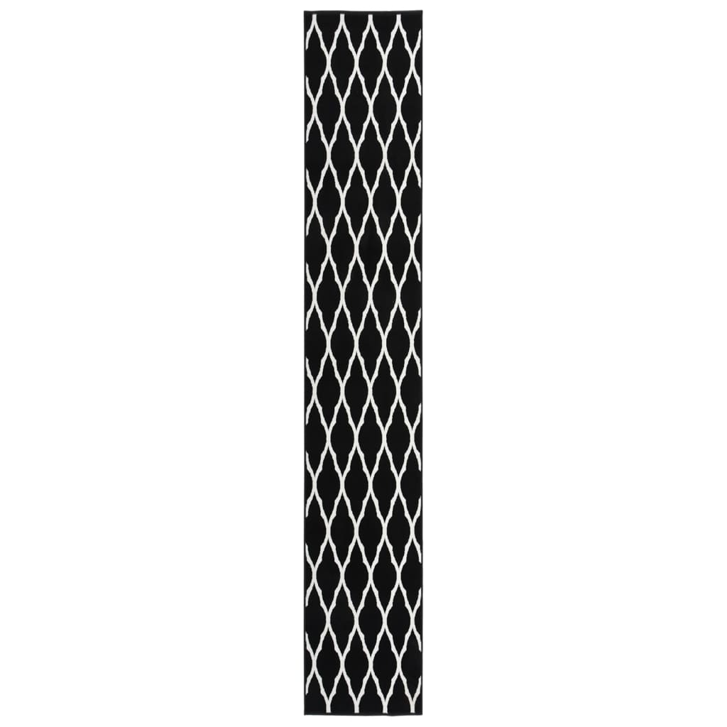 Teppichläufer BCF Schwarz und Weiß 60x400 cm