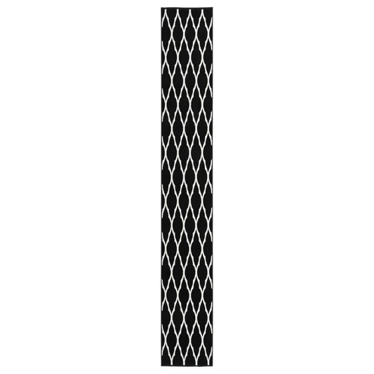 Teppichläufer BCF Schwarz und Weiß 60x450 cm