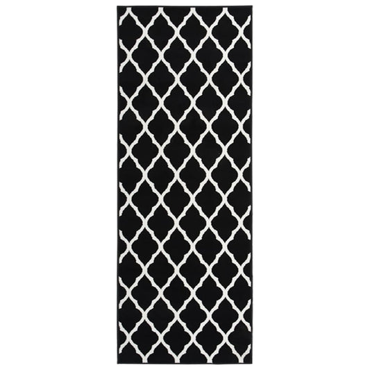 Teppichläufer BCF Schwarz und Weiß 80x200 cm