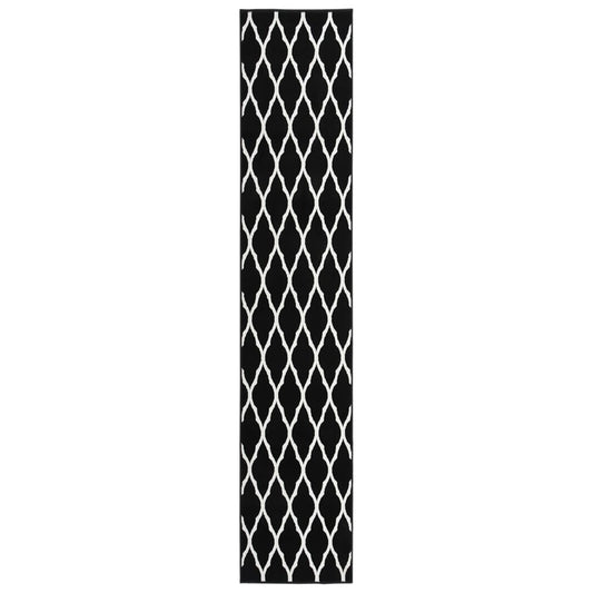 Teppichläufer BCF Schwarz und Weiß 80x450 cm