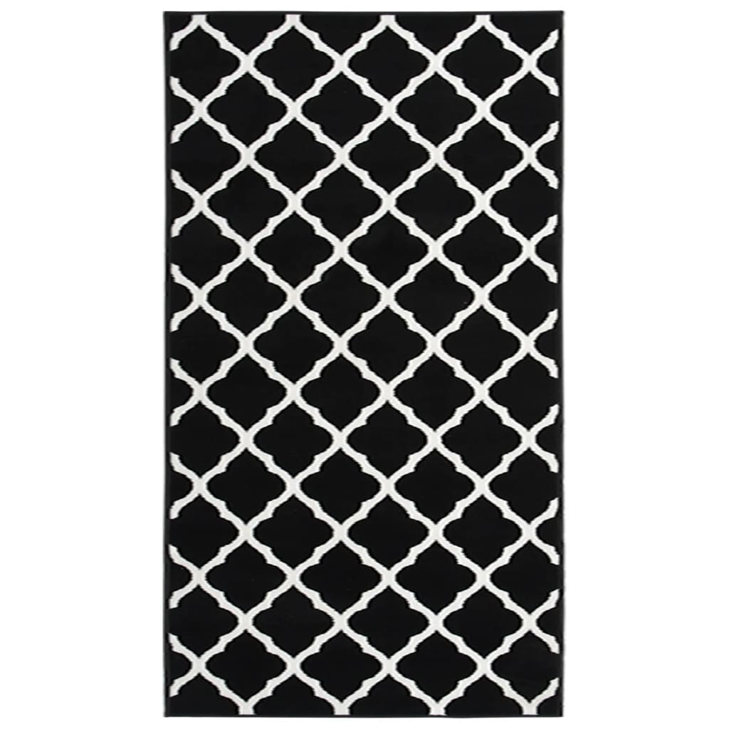 Teppichläufer BCF Schwarz und Weiß 100x200 cm