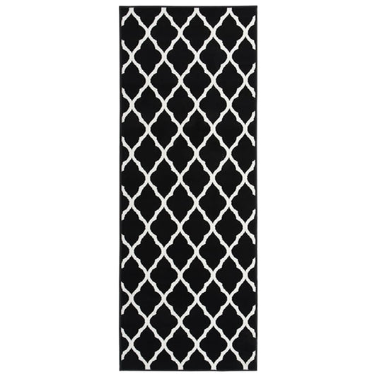 Teppichläufer BCF Schwarz und Weiß 100x350 cm