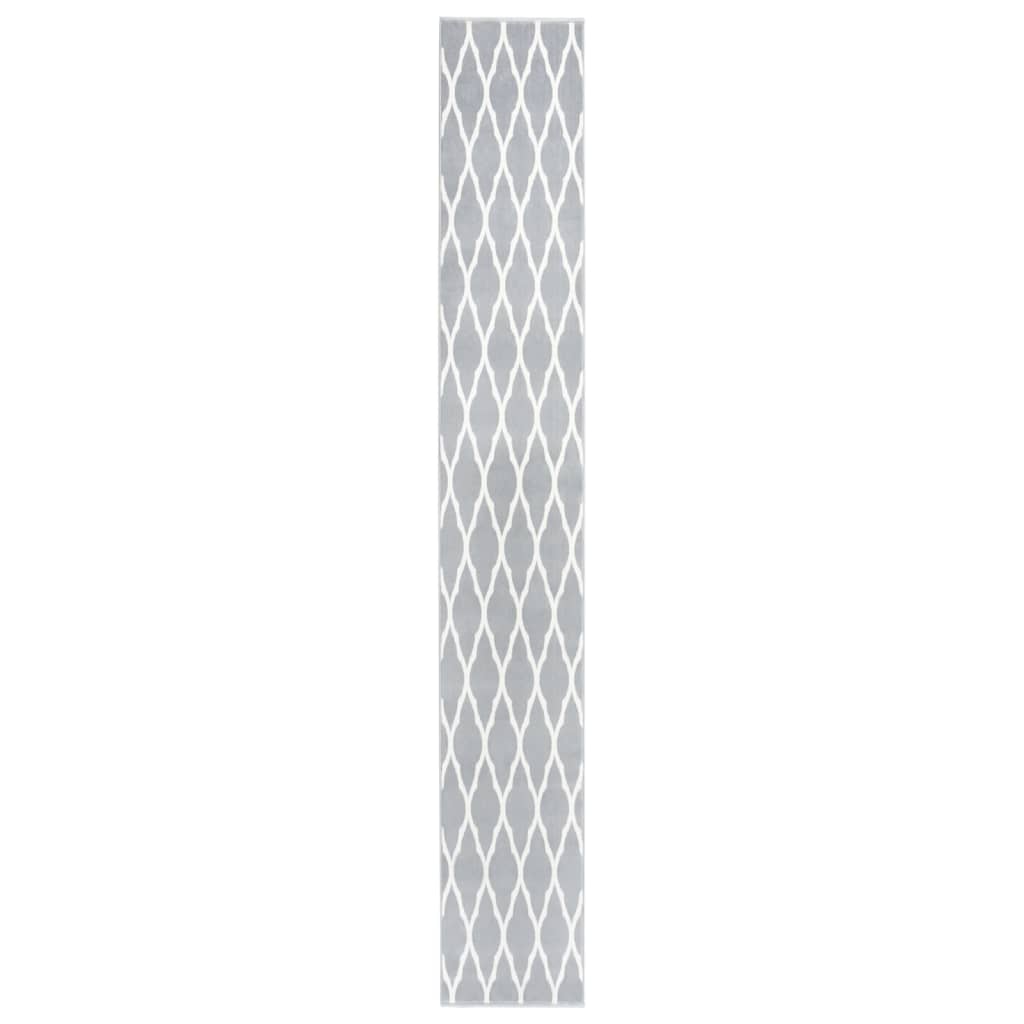 Teppichläufer BCF Grau und Weiß 60x450 cm