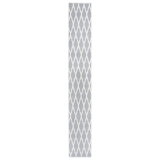 Teppichläufer BCF Grau und Weiß 60x450 cm