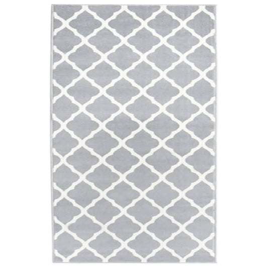Teppichläufer BCF Grau und Weiß 100x150 cm