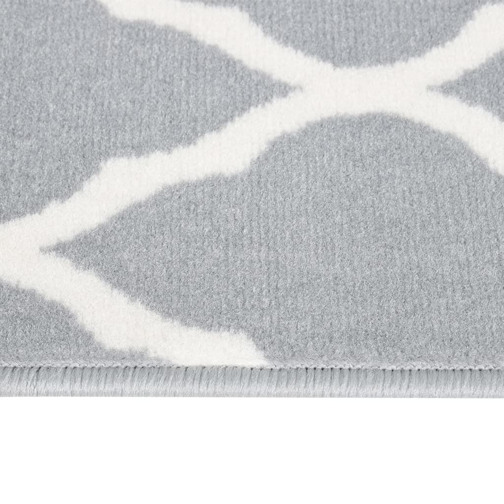 Teppichläufer BCF Grau und Weiß 100x450 cm