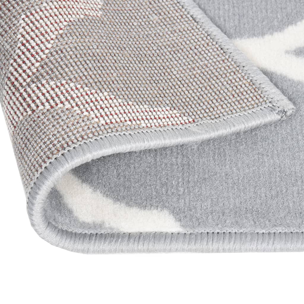 Teppichläufer BCF Grau und Weiß 100x450 cm