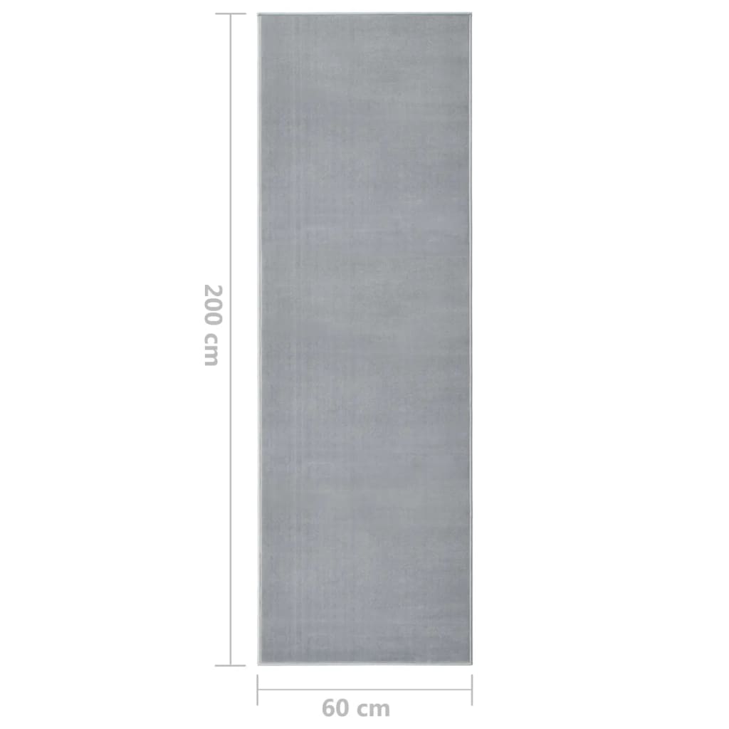 Teppichläufer BCF Grau 60x200 cm
