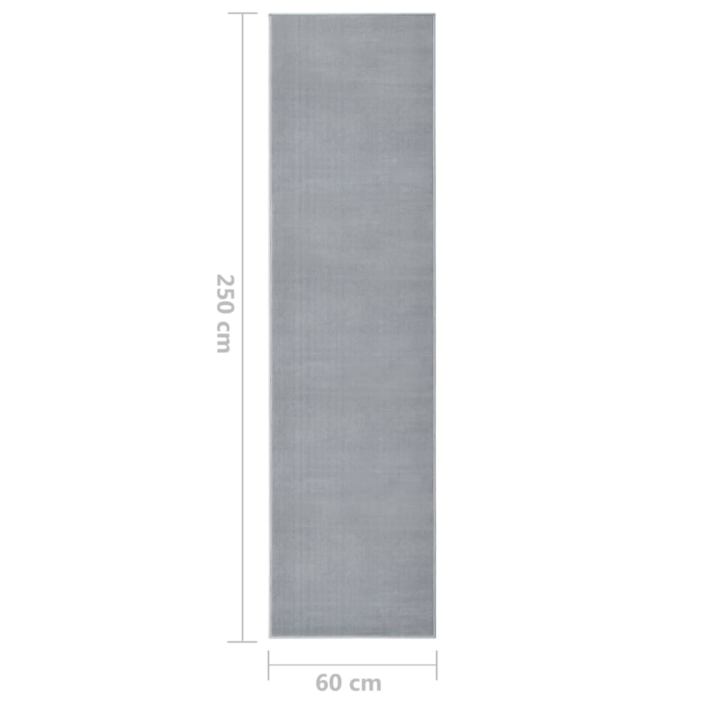 Teppichläufer BCF Grau 60x250 cm