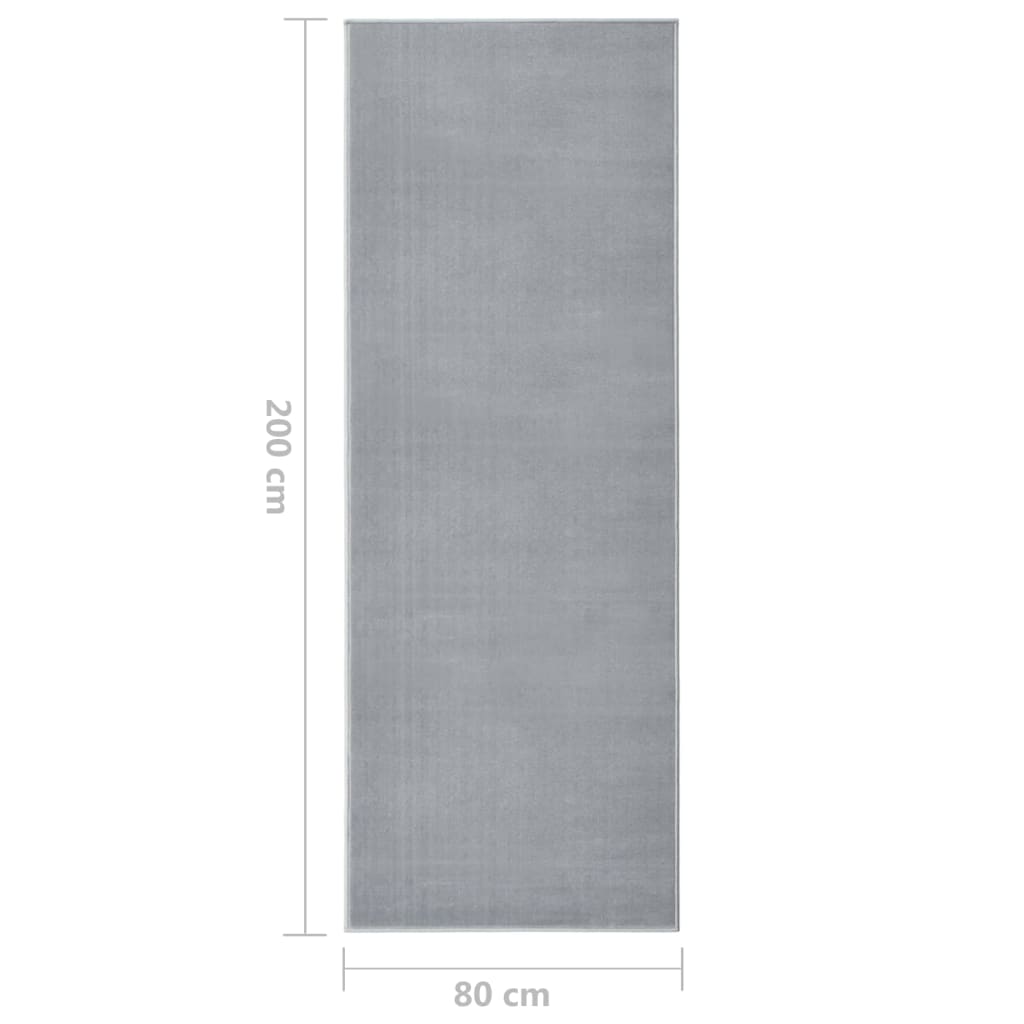 Teppichläufer BCF Grau 80x200 cm