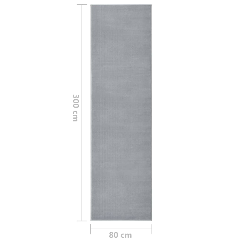 Teppichläufer BCF Grau 80x300 cm