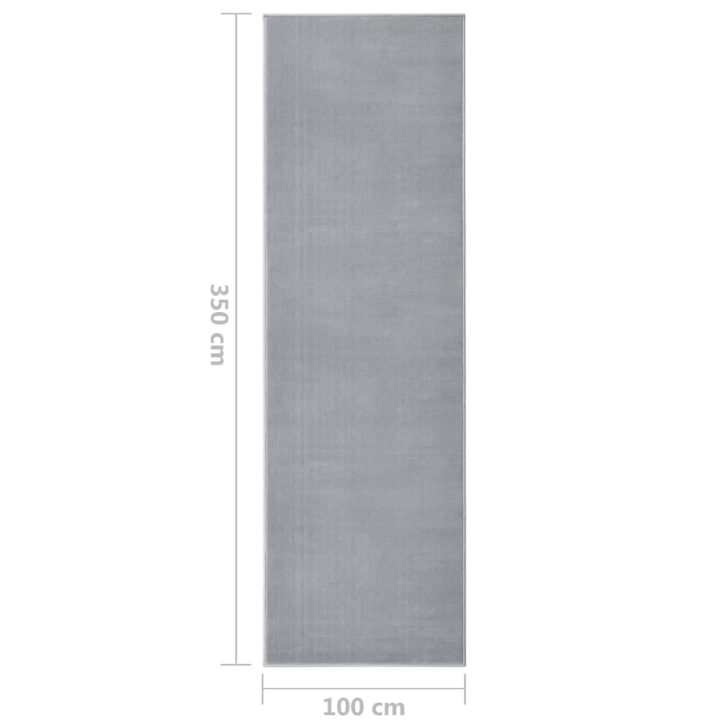 Teppichläufer BCF Grau 100x350 cm