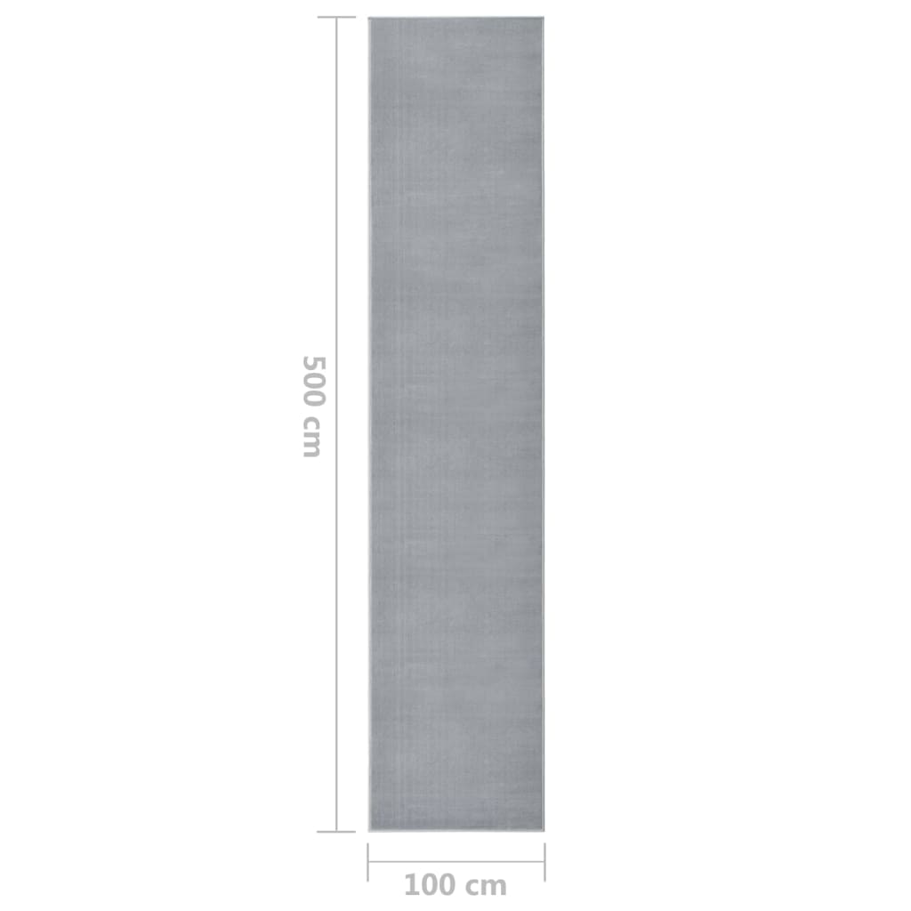 Teppichläufer BCF Grau 100x500 cm