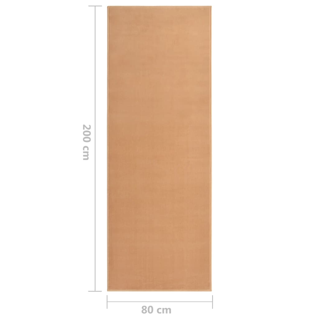 Teppichläufer BCF Beige 80x200 cm