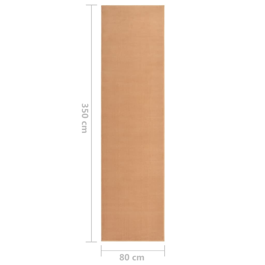 Teppichläufer BCF Beige 80x350 cm