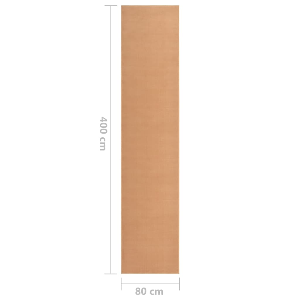 Teppichläufer BCF Beige 80x400 cm