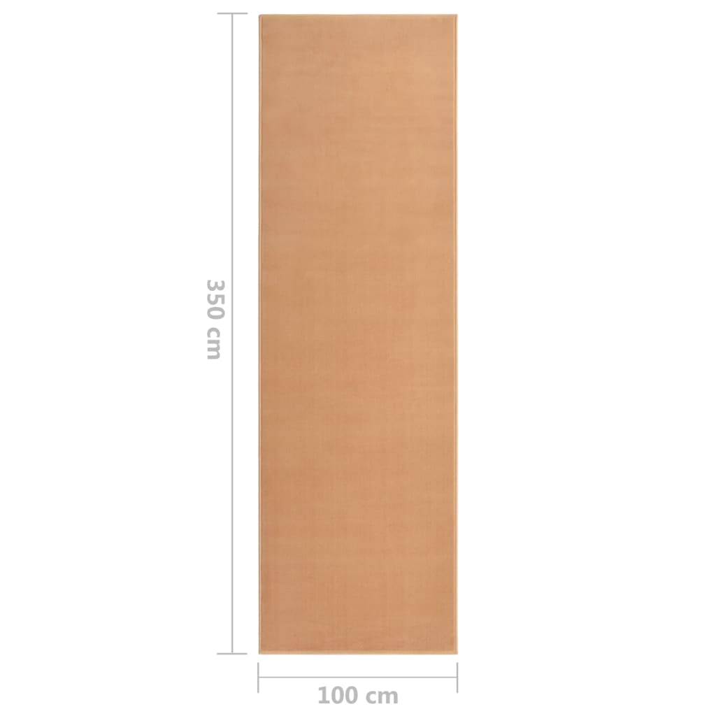 Teppichläufer BCF Beige 100x350 cm