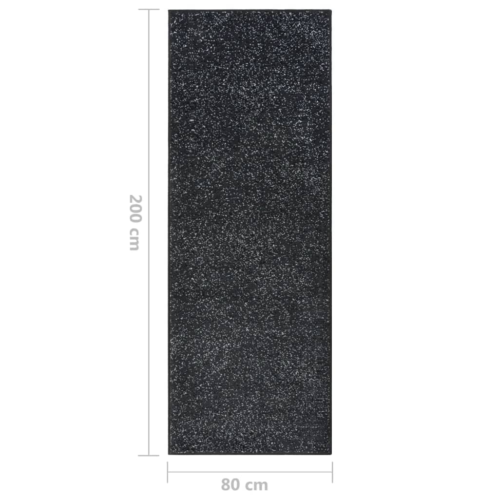 Teppichläufer BCF Anthrazit 80x200 cm