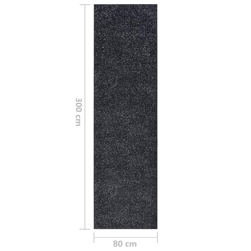Teppichläufer BCF Anthrazit 80x300 cm