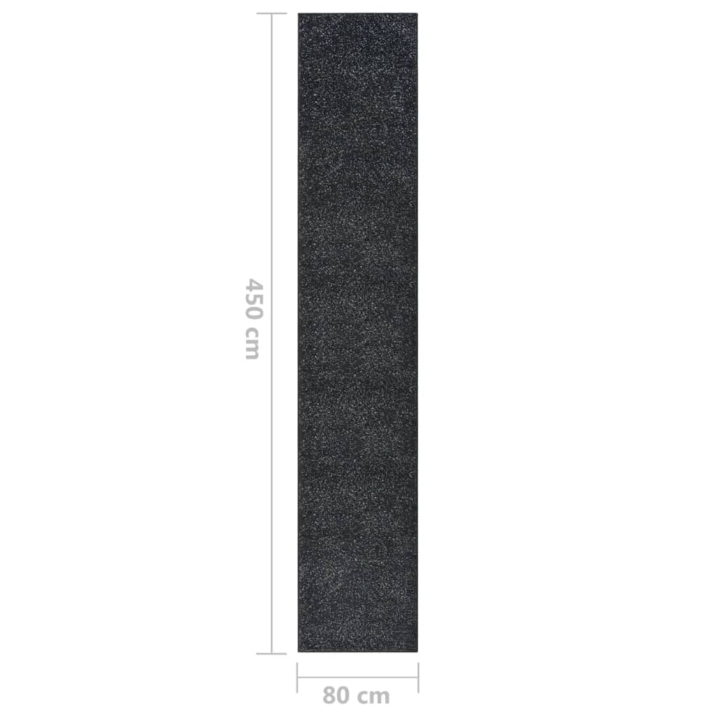 Teppichläufer BCF Anthrazit 80x450 cm