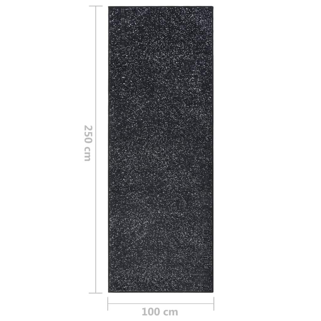 Teppichläufer BCF Anthrazit 100x250 cm