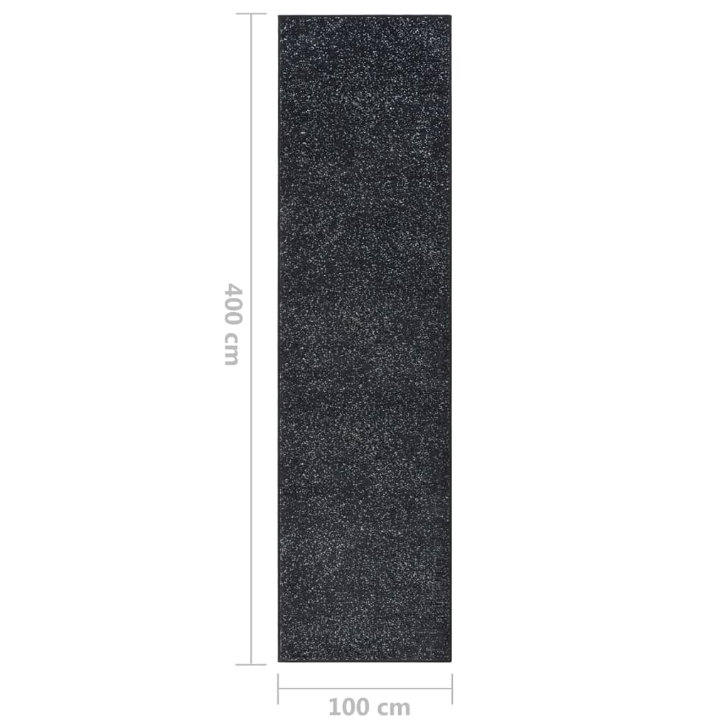 Teppichläufer BCF Anthrazit 100x400 cm