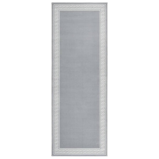 Teppichläufer BCF Grau mit Motiv 80x200 cm