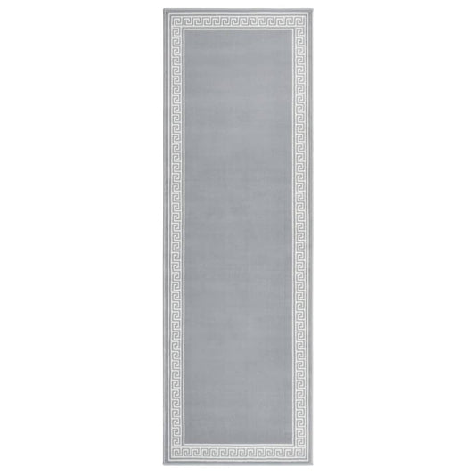 Teppichläufer BCF Grau mit Motiv 80x250 cm