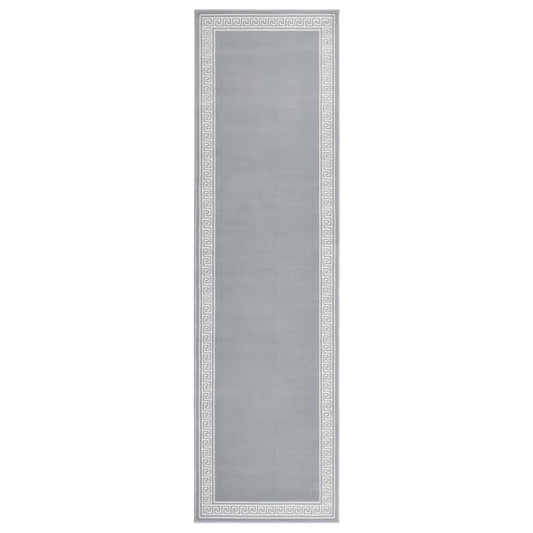 Teppichläufer BCF Grau mit Motiv 80x300 cm