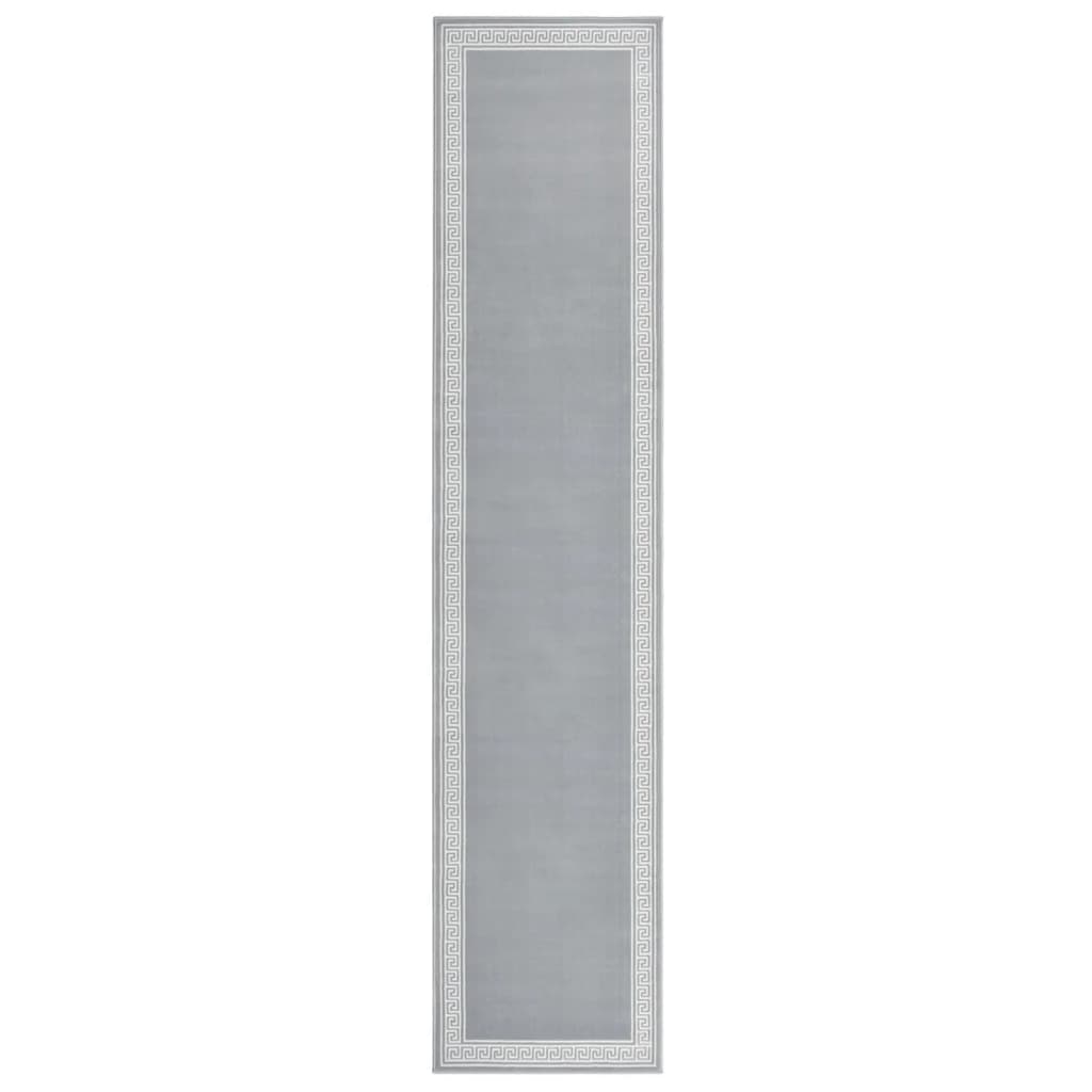 Teppichläufer BCF Grau mit Motiv 80x400 cm