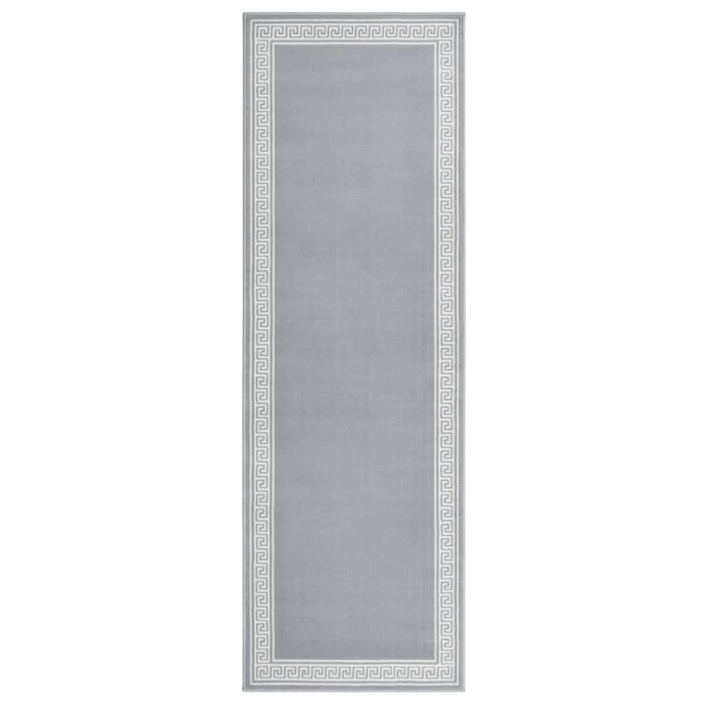 Teppichläufer BCF Grau mit Motiv 100x300 cm