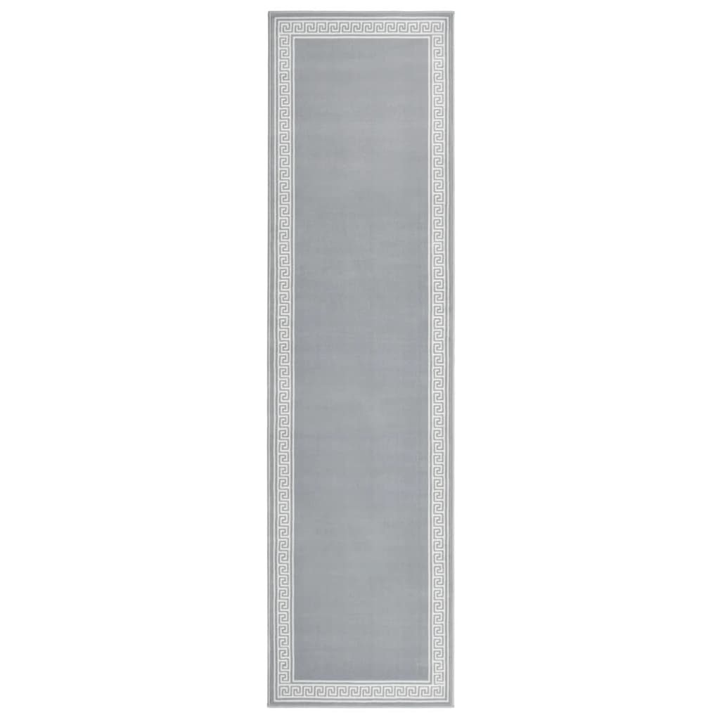 Teppichläufer BCF Grau mit Motiv 100x400 cm
