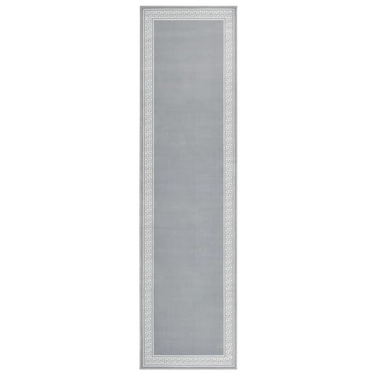 Teppichläufer BCF Grau mit Motiv 100x400 cm