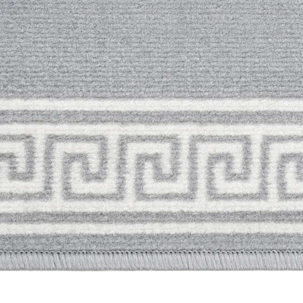 Teppichläufer BCF Grau mit Motiv 100x400 cm