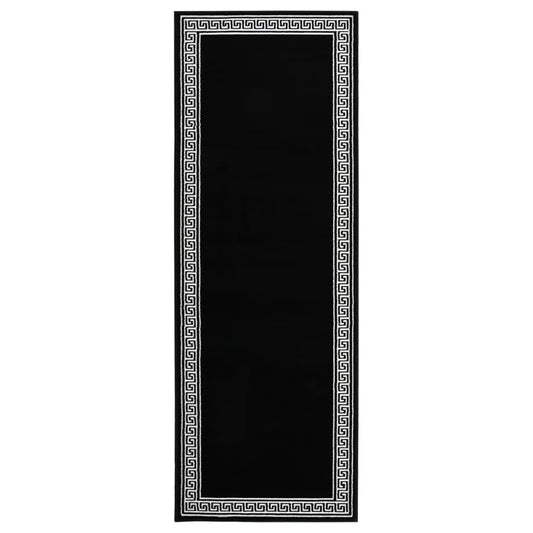 Teppichläufer BCF Schwarz mit Motiv 80x150 cm
