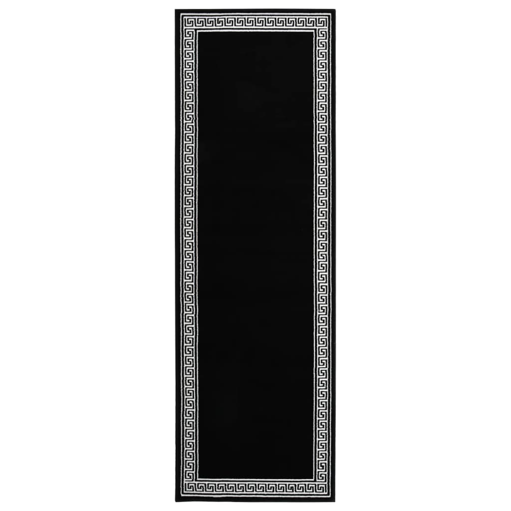 Teppichläufer BCF Schwarz mit Motiv 80x250 cm