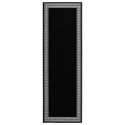 Teppichläufer BCF Schwarz mit Motiv 80x250 cm