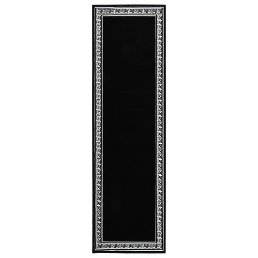 Teppichläufer BCF Schwarz mit Motiv 80x350 cm