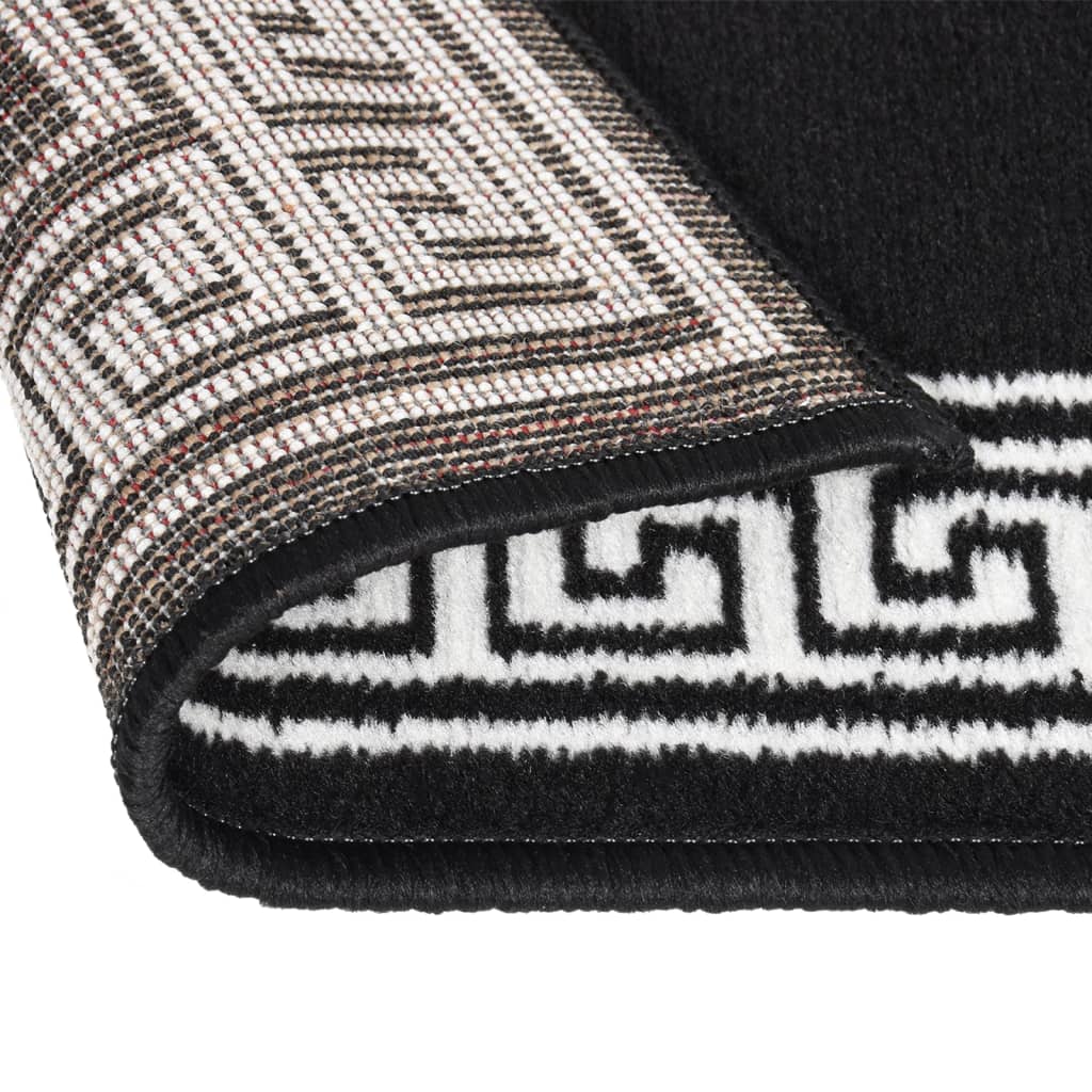 Teppichläufer BCF Schwarz mit Motiv 80x350 cm