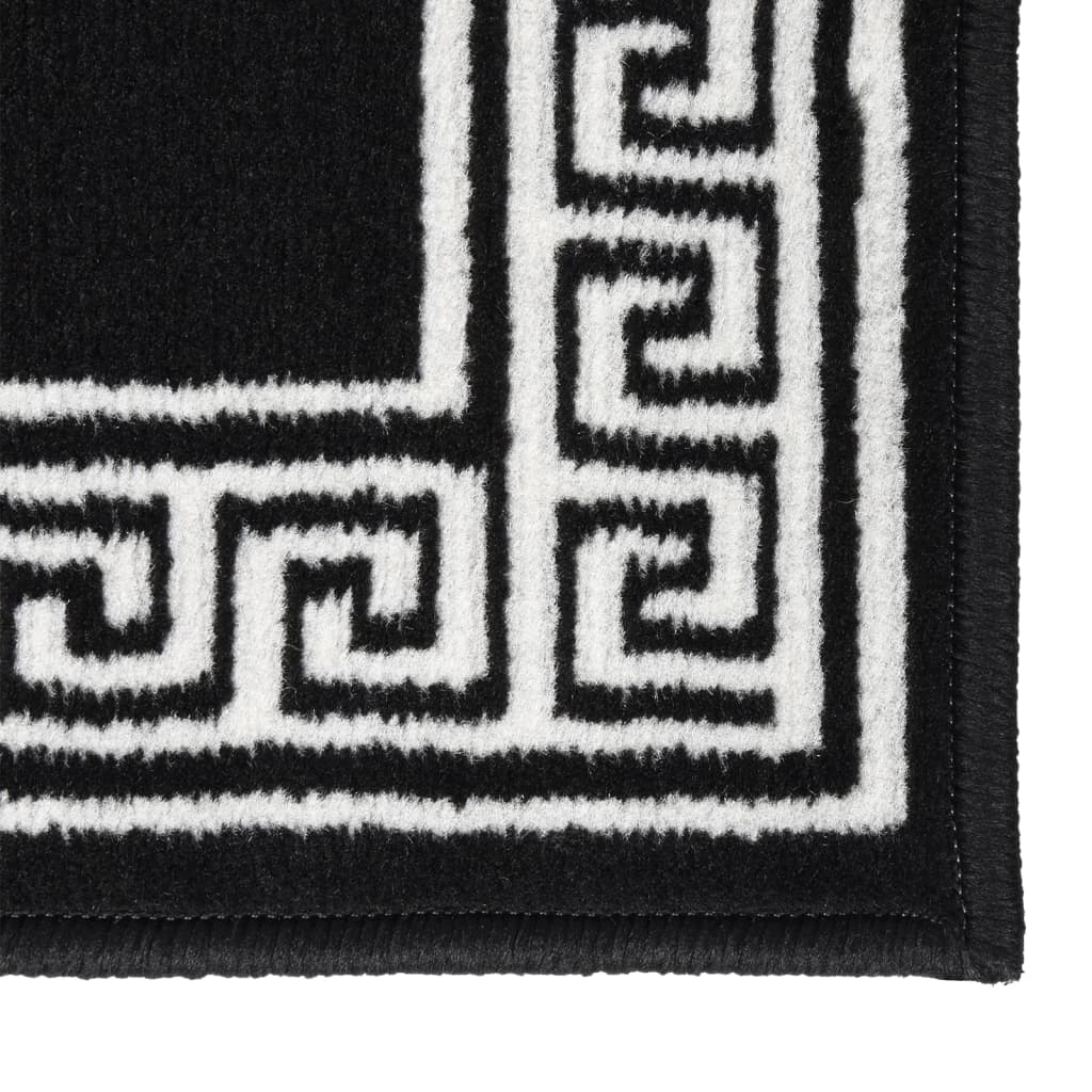 Teppichläufer BCF Schwarz mit Motiv 80x350 cm