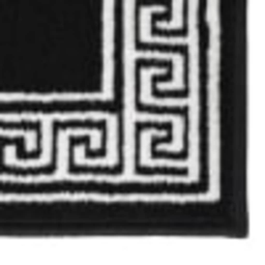 Teppichläufer BCF Schwarz mit Motiv 80x450 cm