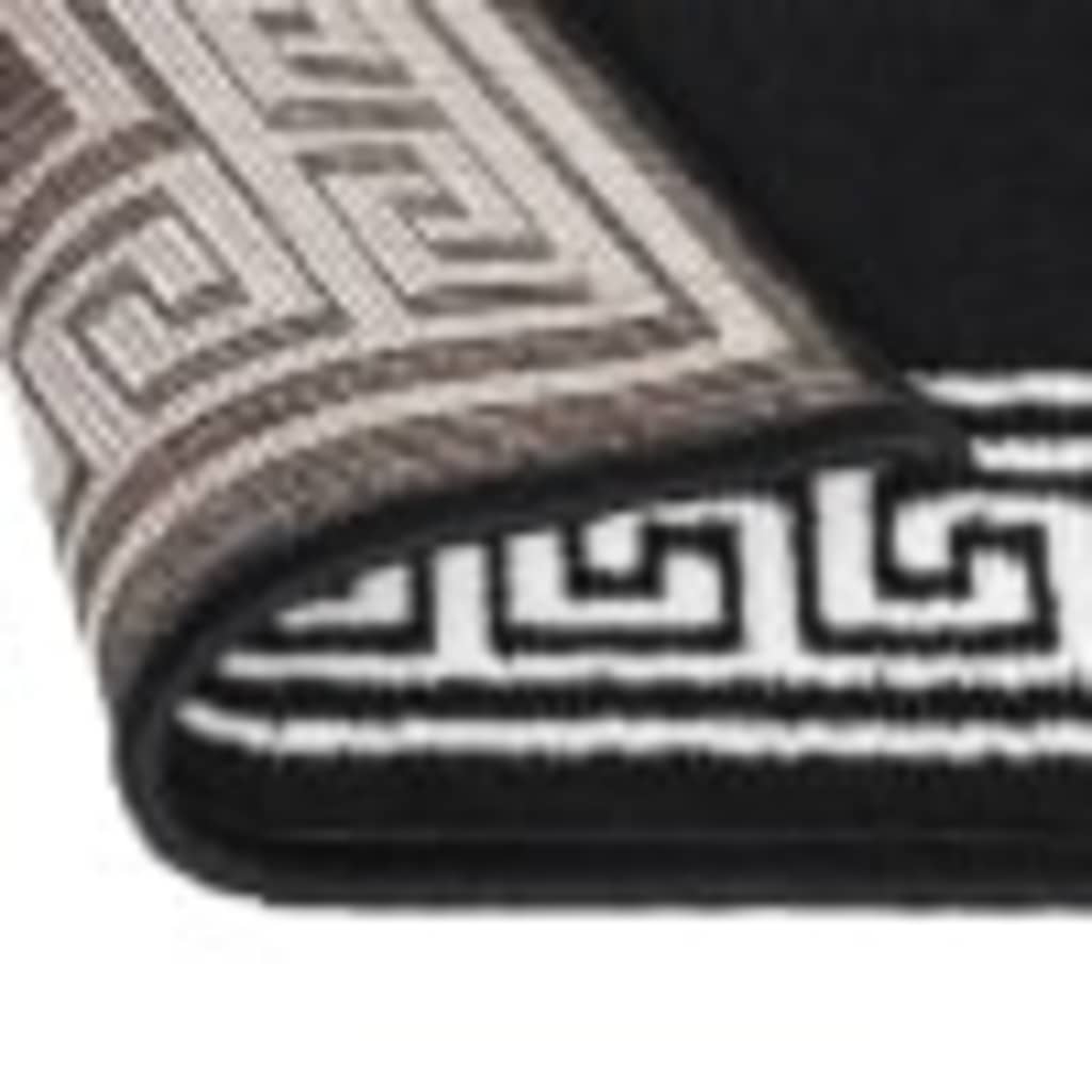 Teppichläufer BCF Schwarz mit Motiv 80x450 cm