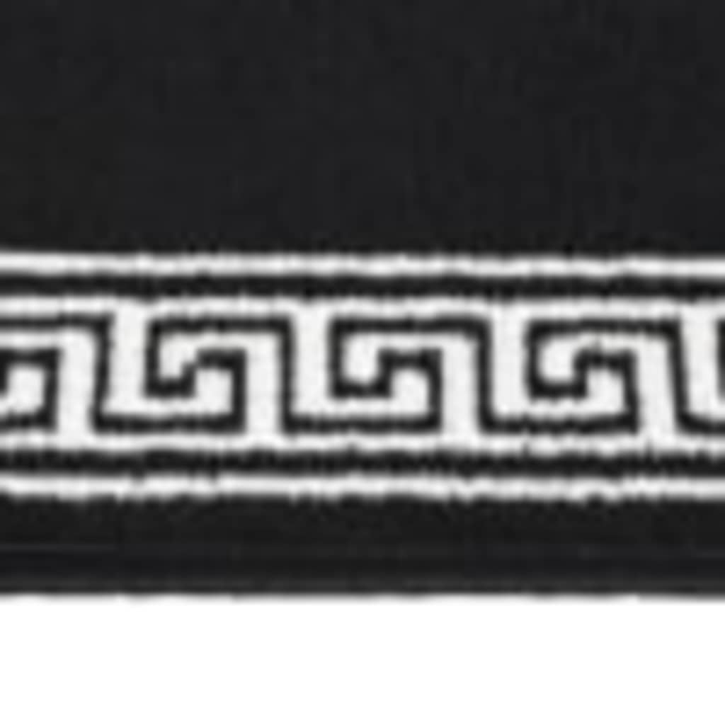 Teppichläufer BCF Schwarz mit Motiv 80x500 cm