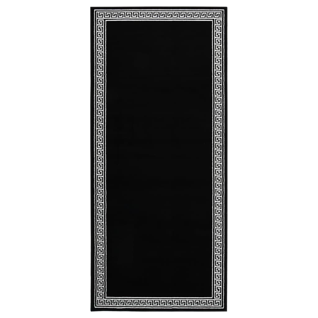 Teppichläufer BCF Schwarz mit Motiv 100x150 cm