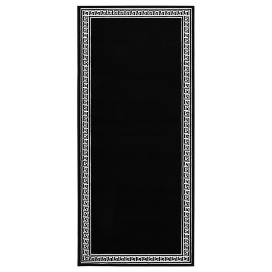 Teppichläufer BCF Schwarz mit Motiv 100x150 cm