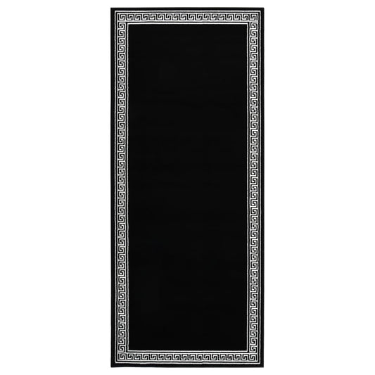 Teppichläufer BCF Schwarz mit Motiv 100x200 cm